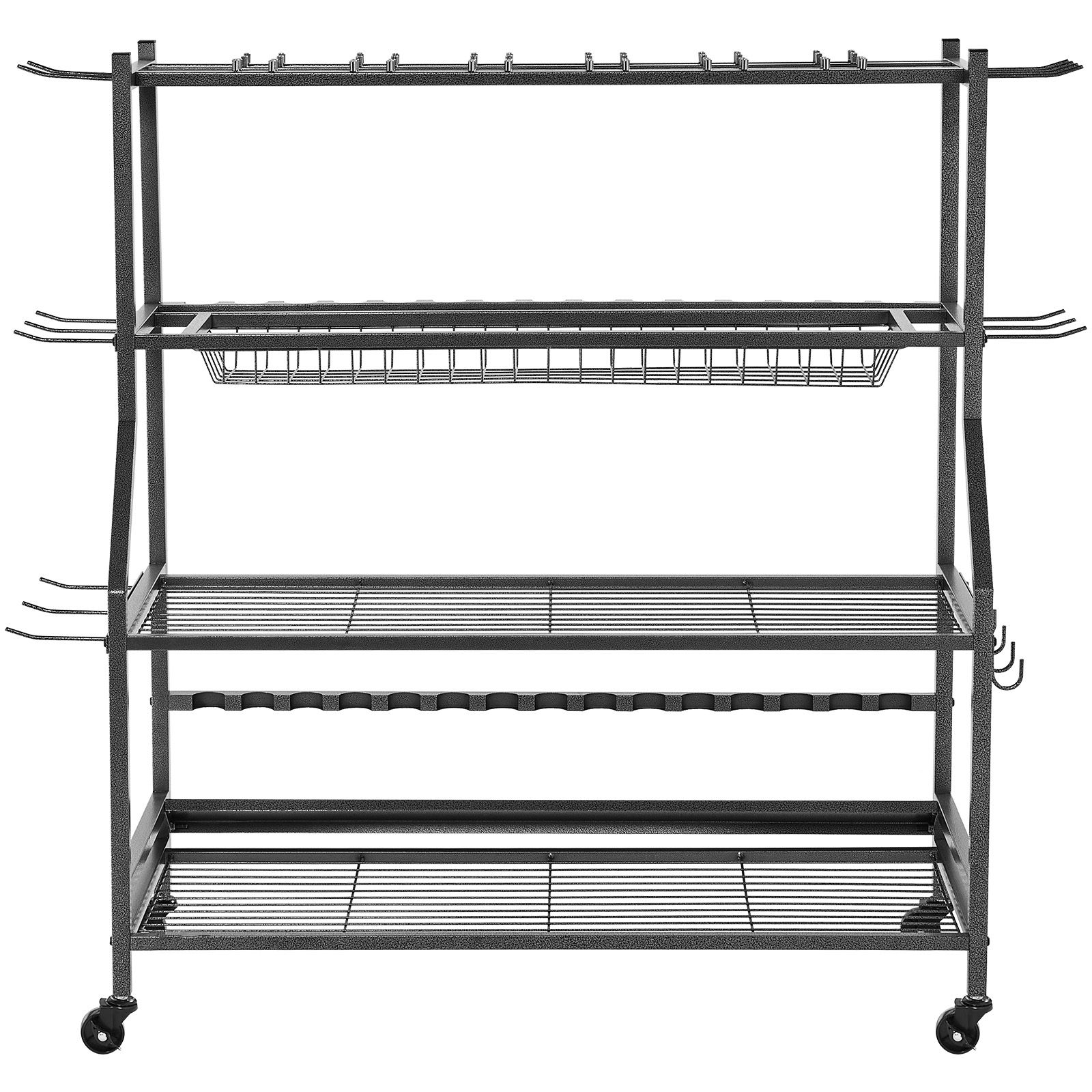 Fishing Rod Holder for 15-Rods, Mobile Fishing Pole Rack Cart with Wheels, Fish Gear Equipment Organizer for Garage Home Indoor Use Fishing Rod Holder for 15-Rods, Mobile Fishing Pole Rack Cart with Wheels, Fish Gear Equipment Organizer for Garage Home Indoor Use